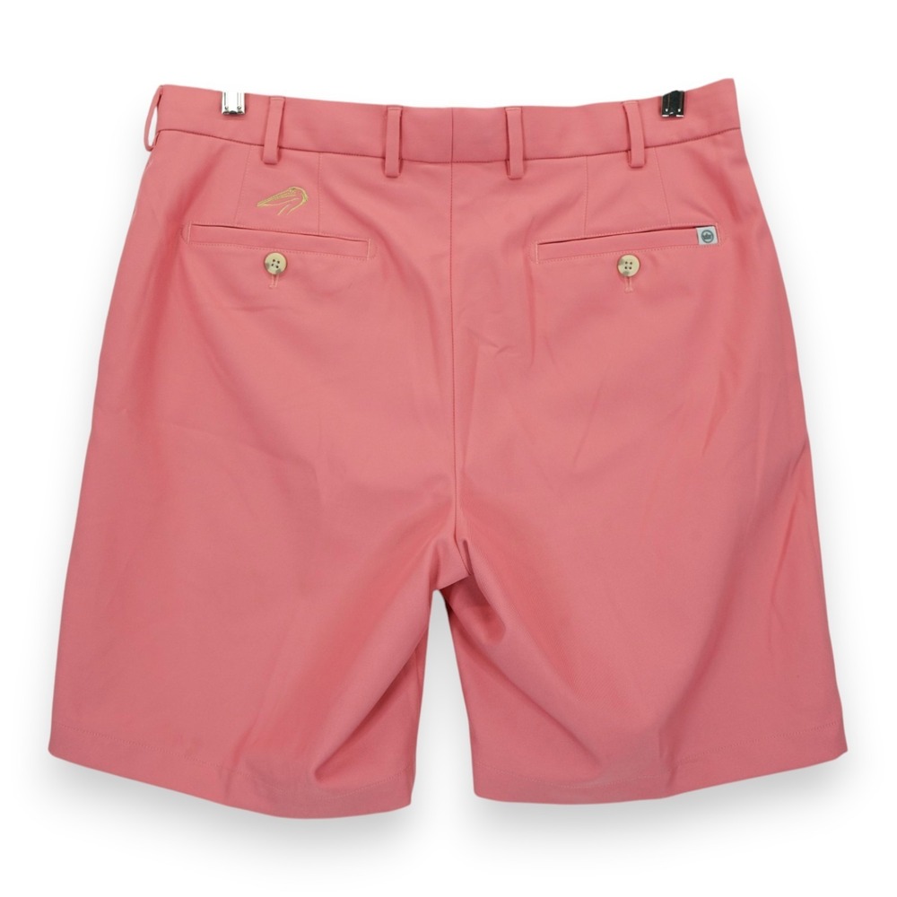 Peter Millar Chino Shorts Mens Size 34 Pink Classic Summer Golf ~ EUC - Picture 2 of 6